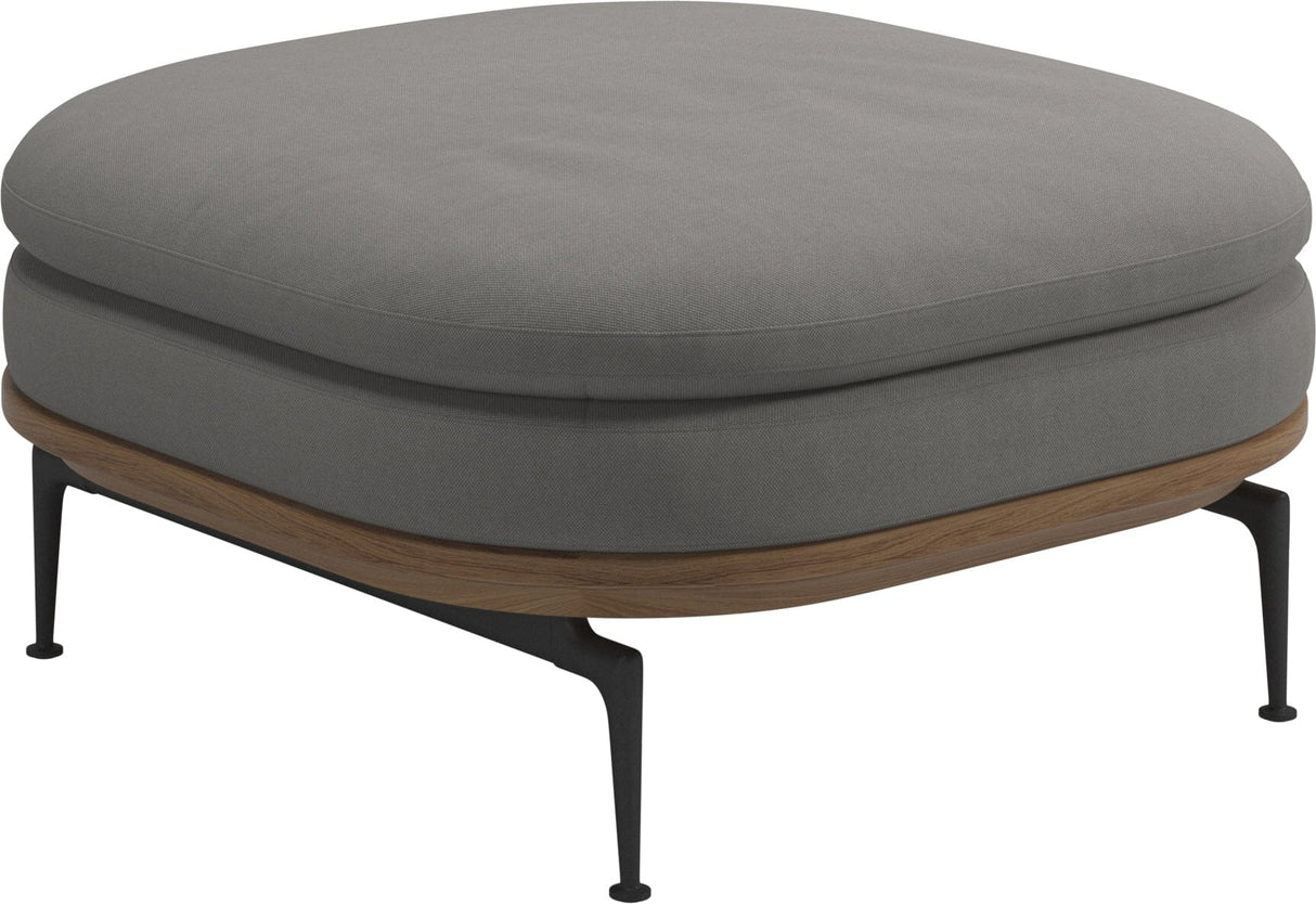 Gloster Mistral Repose-pieds Ottoman Grade B (OP) Fife Canvas Grey 0032 