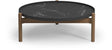 Gloster Sepal Coffee Table - Table basse ronde Ø83cm h:31cm Teak / Meteor / Nero Ceramic 
