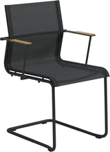 Gloster Sway Fauteuil repas Freischwinger Meteor / Anthracite Sling 