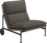 Gloster Zenith Fauteuil club - Lounge Chair sans accoudoirs (Meteor) Grade B (OP) Fife Platinum 0042 