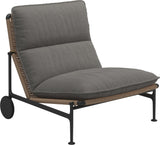 Gloster Zenith Fauteuil club - Lounge Chair sans accoudoirs (Meteor) Grade B (OP) Fife Rainy Grey 0044 