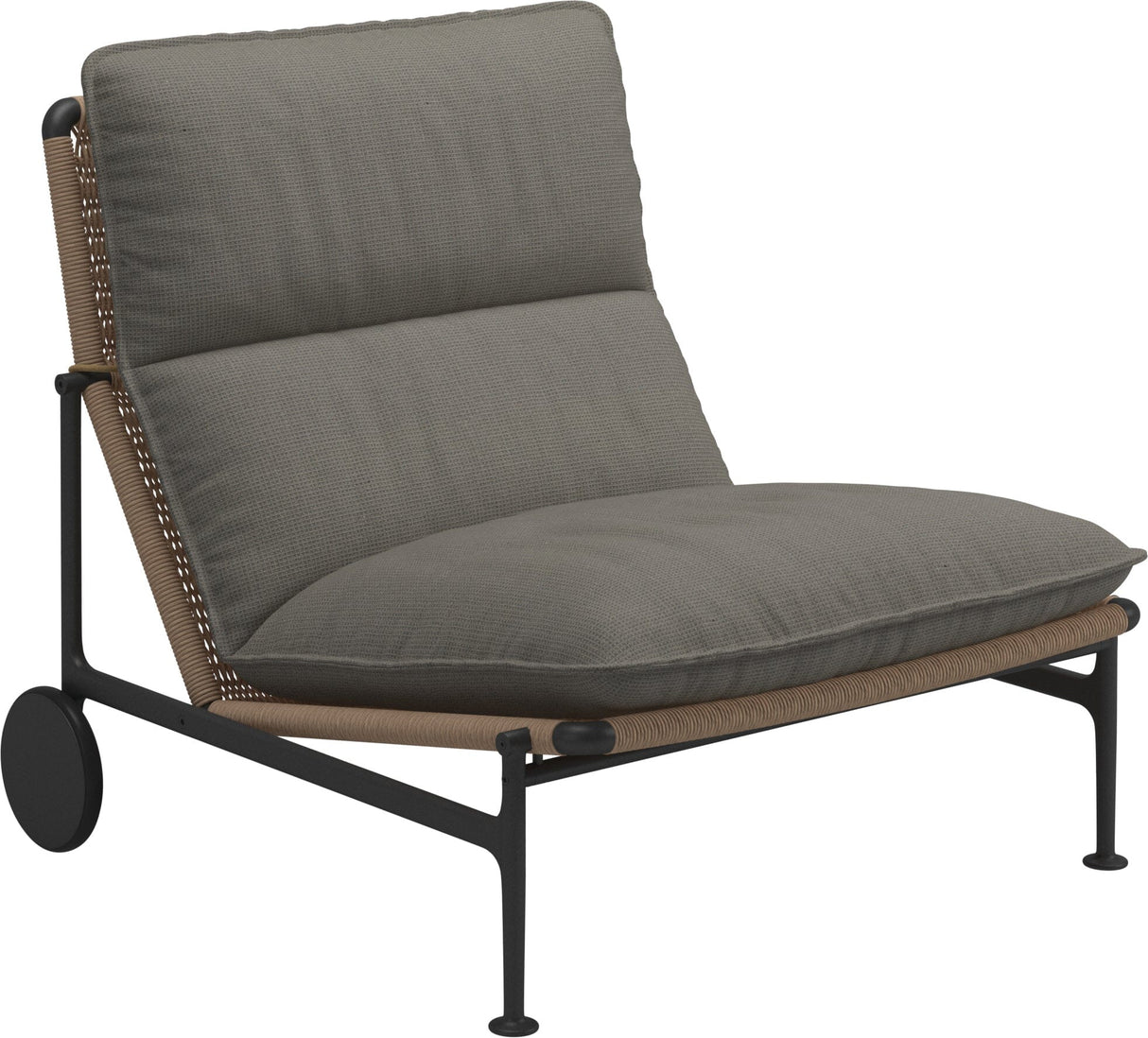 Gloster Zenith Fauteuil club - Lounge Chair sans accoudoirs (Meteor) Grade C (OP) Loom 3 Castlerock 0205 