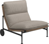 Gloster Zenith Fauteuil club - Lounge Chair sans accoudoirs (Meteor) Grade D (ST) Dot Oyster 0117 