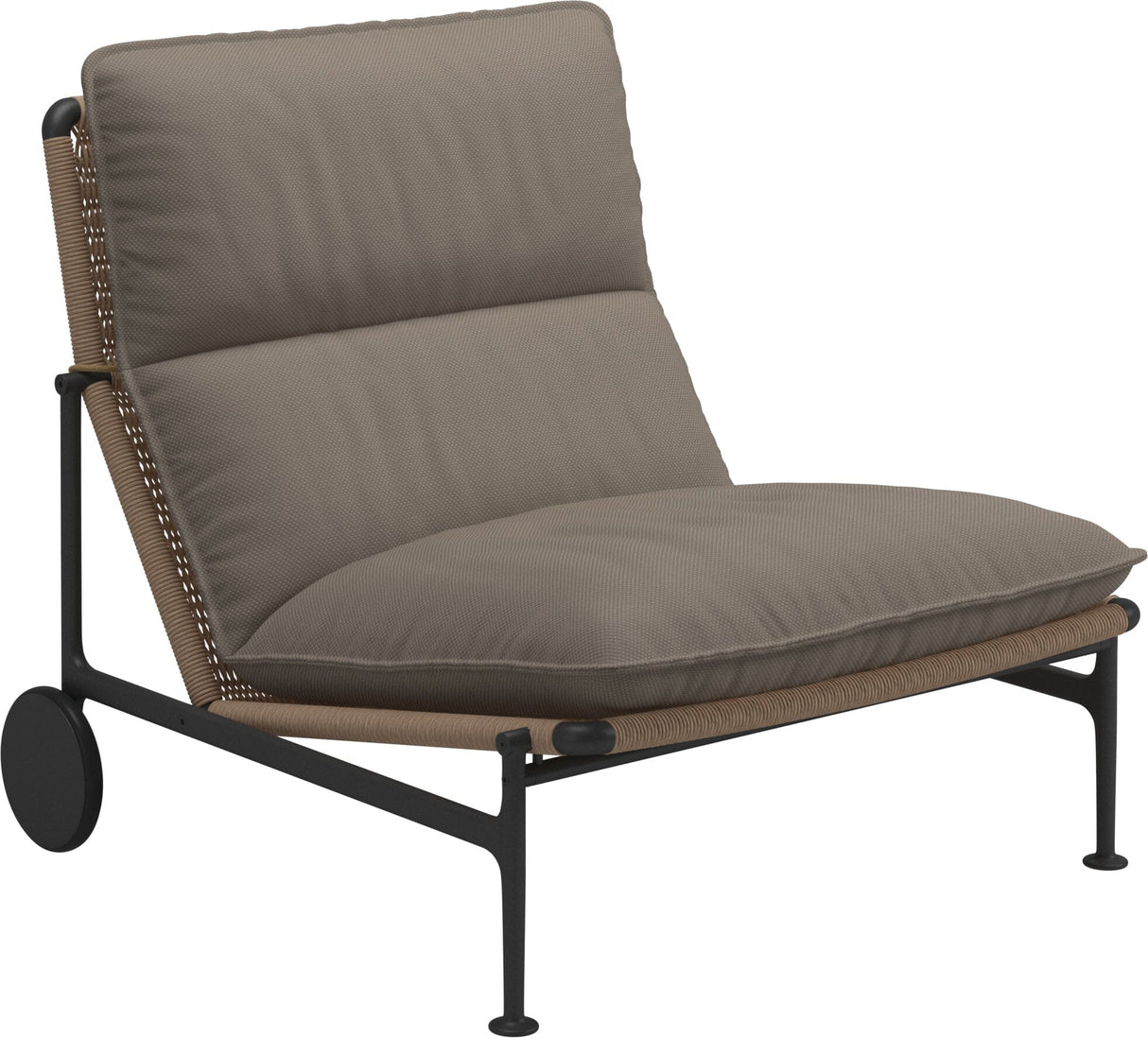 Gloster Zenith Fauteuil club - Lounge Chair sans accoudoirs (Meteor) Grade D (ST) Ravel Dune 0118 