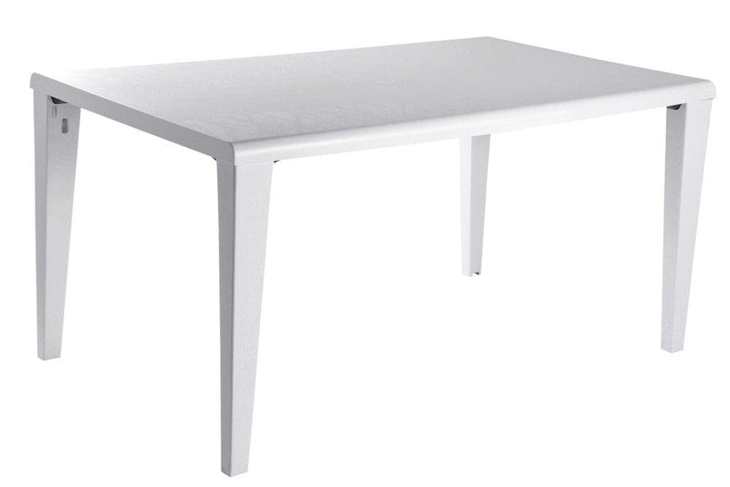 Grosfillex Alpha Table repas 150x90cm Blanc 