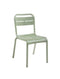 Grosfillex Cannes Chaise repas empilable Vert Tender 