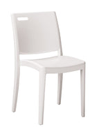 Grosfillex Clip Chaise empilable Blanc 