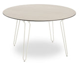 Grosfillex Ramatuelle 73 Table ronde Ø130cm Naturale / Crème Absolute 