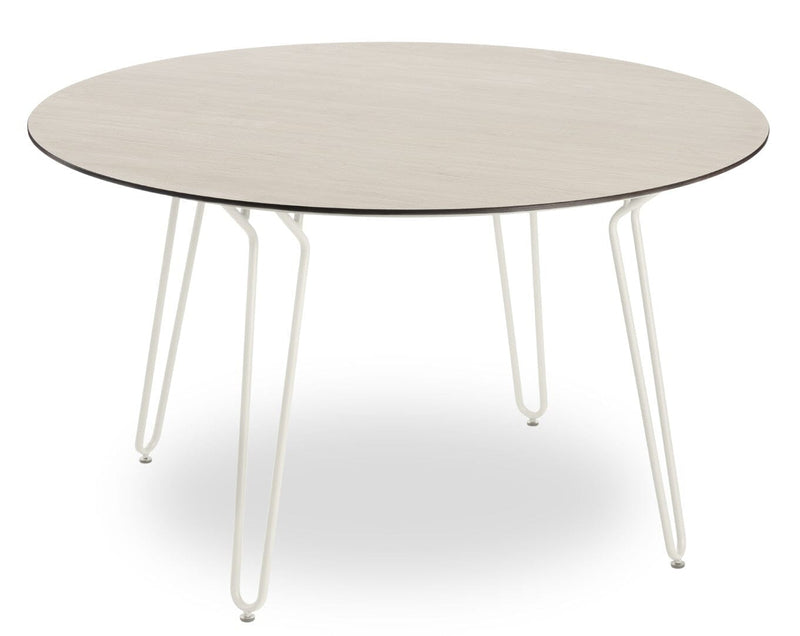 Grosfillex Ramatuelle 73 Table ronde Ø130cm Naturale / Crème Absolute 