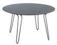 Grosfillex Ramatuelle 73 Table ronde Ø130cm Nero / Gris Pavement 