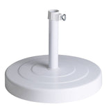 Grosfillex Socle Parasol 30kg PVC Blanc 