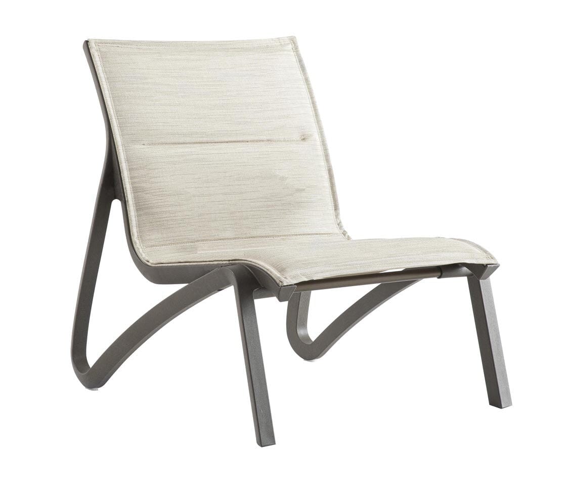 Grosfillex Sunset Confort Fauteuil bas Conversationnel Bronze Fusion / T36 Brun Chiné 