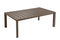 Grosfillex Sunset Table basse 100x60cm H:37cm Aluminium Bronze Fusion 