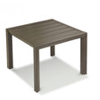 Grosfillex Sunset Table basse 50x50cm H:37cm Aluminium Bronze Fusion 