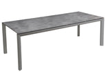Grosfillex Sunset Table repas Greggia 220x95cm Gris Platinium 