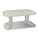 Grosfillex Vega Table repas rabattable 165x100cm Blanc 