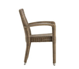 Hunn Brescia II Fauteuil repas Résine Tressée empilable 