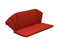 Hunn Elegance Coussin Canapé 2 places Solid Rouge 