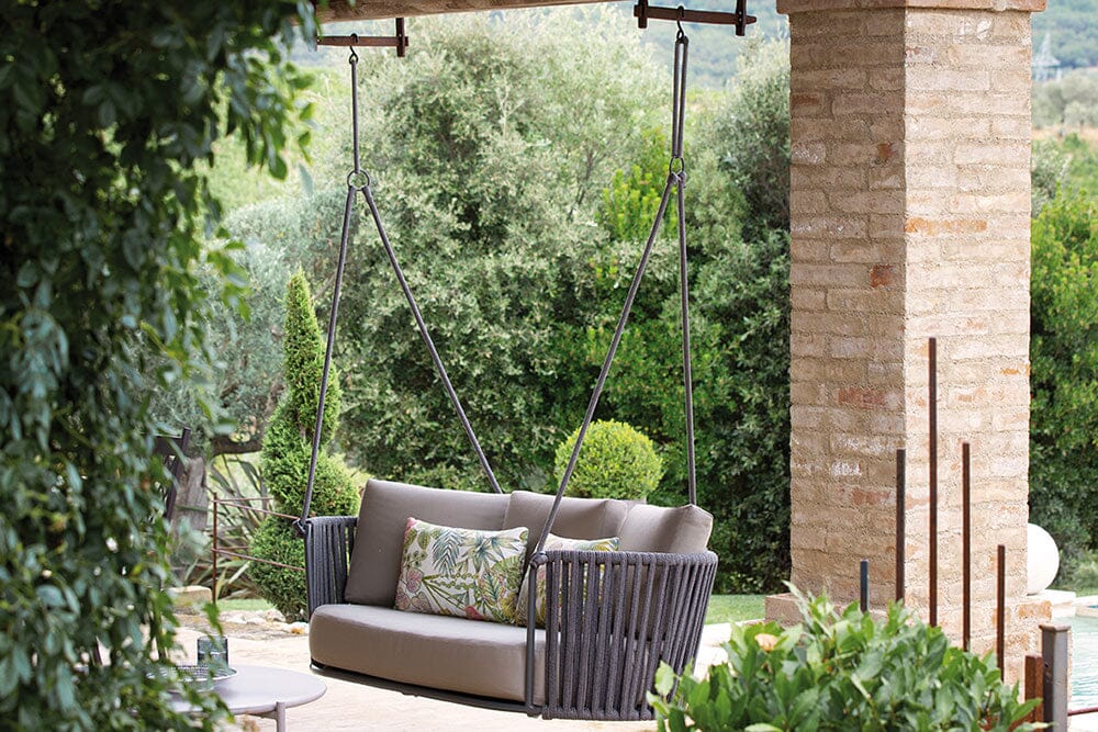 Hunn Granada Canapé 2 places suspendu avec Cordes 