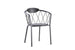Hunn Granada Fauteuil repas Anthracite 