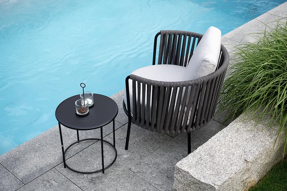 Hunn Granada Table basse ronde Ø43cm h:43cm 