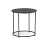 Hunn Granada Table basse ronde Ø43cm h:43cm Anthracite 