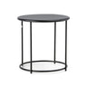 Hunn Granada Table basse ronde Ø43cm h:43cm Noir 