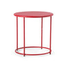 Hunn Granada Table basse ronde Ø43cm h:43cm Rouge rubis 