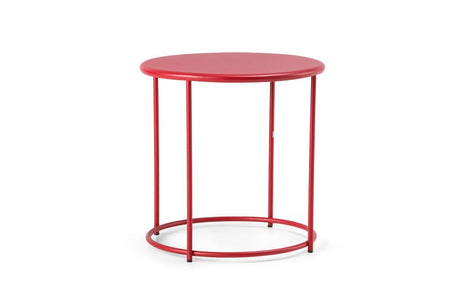 Hunn Granada Table basse ronde Ø43cm h:43cm Rouge rubis 