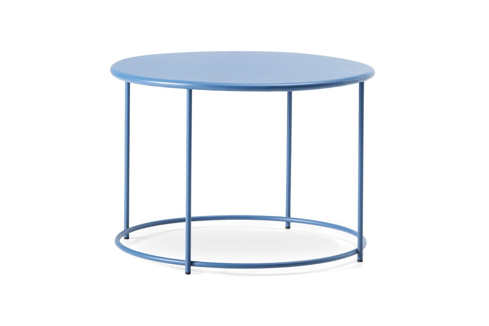 Hunn Granada Table basse ronde Ø60cm h:45cm Bleu 