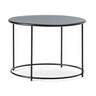 Hunn Granada Table basse ronde Ø60cm h:45cm Noir 