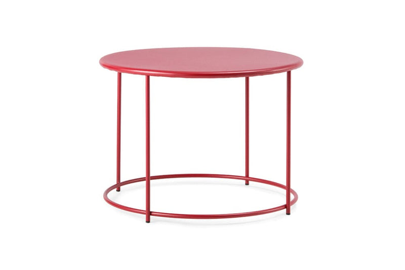 Hunn Granada Table basse ronde Ø60cm h:45cm Rouge rubis 