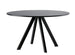 Hunn Granada Table repas ronde Ø130cm h:75cm Noir 