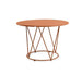 Hunn Granada Table repas ronde Ø130cm h:75cm Orange 