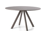 Hunn Granada Table repas ronde Ø130cm h:75cm Taupe 