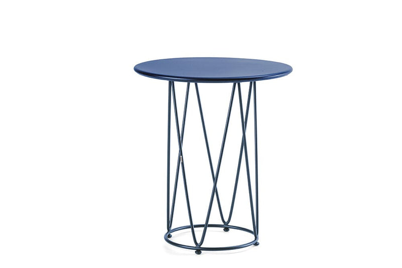 Hunn Granada Table repas ronde Ø65cm h:75cm Bleu 
