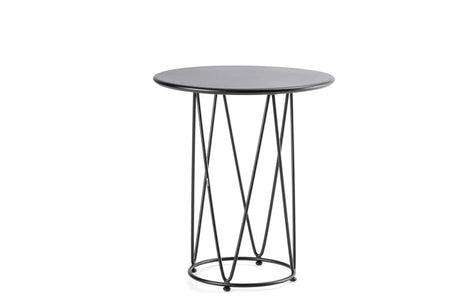Hunn Granada Table repas ronde Ø65cm h:75cm Noir 