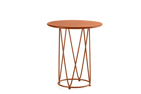 Hunn Granada Table repas ronde Ø65cm h:75cm Orange 