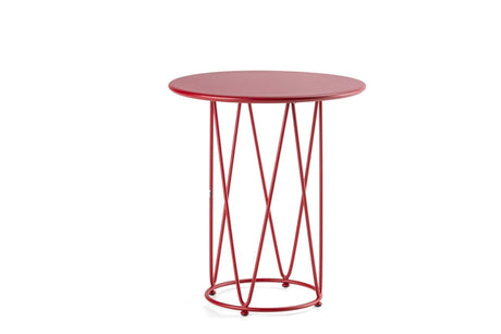 Hunn Granada Table repas ronde Ø65cm h:75cm Rouge rubis 