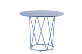 Hunn Granada Table repas ronde Ø90cm h:75cm Bleu 