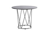 Hunn Granada Table repas ronde Ø90cm h:75cm Noir 
