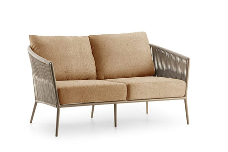 Hunn Kapstadt Canapé 2 places avec Cordes Taupe Havanna Beige 