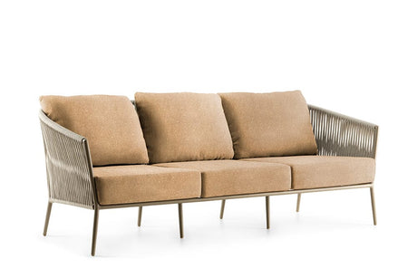 Hunn Kapstadt Canapé 3 places avec Cordes Taupe Havanna Beige 