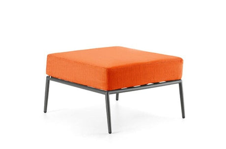 Hunn Kapstadt Tabouret/Repose-pieds Anthracite Solid Orange 