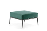 Hunn Kapstadt Tabouret/Repose-pieds Anthracite Solid Vert Sapin 