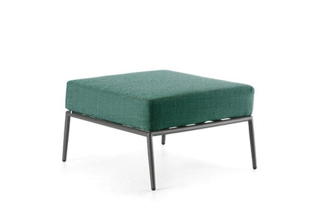 Hunn Kapstadt Tabouret/Repose-pieds Anthracite Solid Vert Sapin 