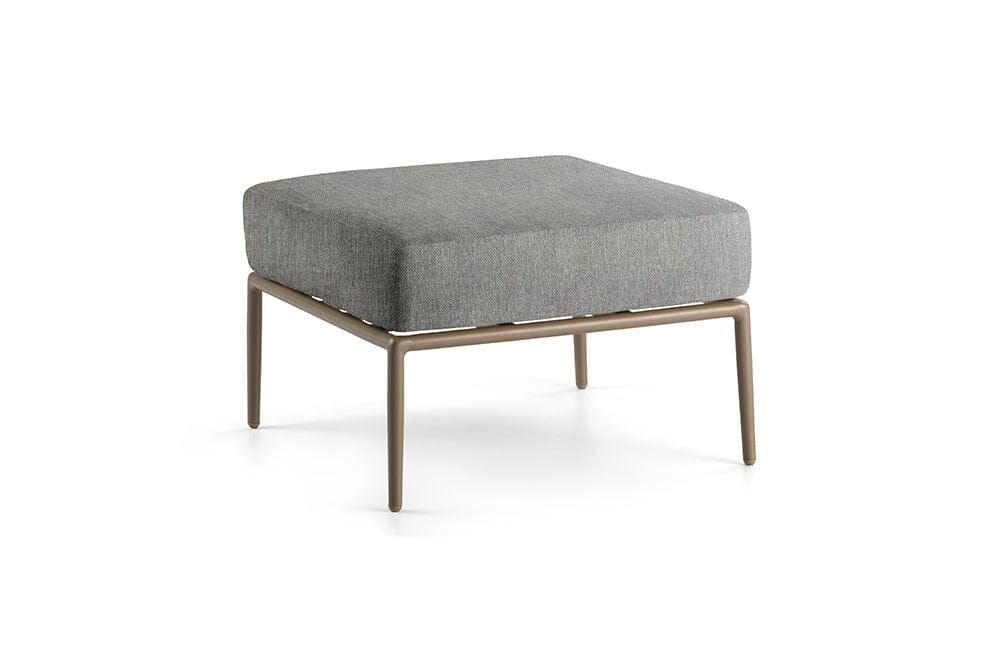 Hunn Kapstadt Tabouret/Repose-pieds Taupe Kuba Gris 