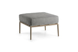 Hunn Kapstadt Tabouret/Repose-pieds Taupe Kuba Gris 