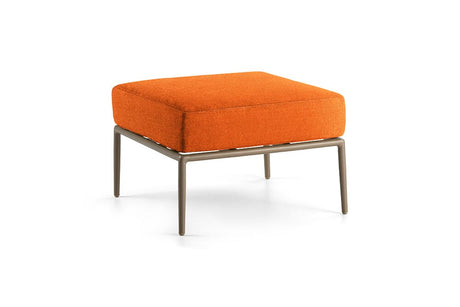 Hunn Kapstadt Tabouret/Repose-pieds Taupe Solid Orange 