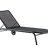 Hunn Palma Transat chaise longue avec cordes Anthracite - Anthracite 